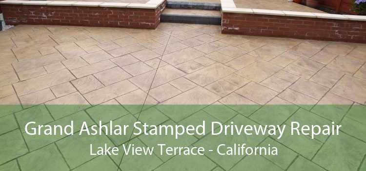 Grand Ashlar Stamped Driveway Repair Lake View Terrace - California