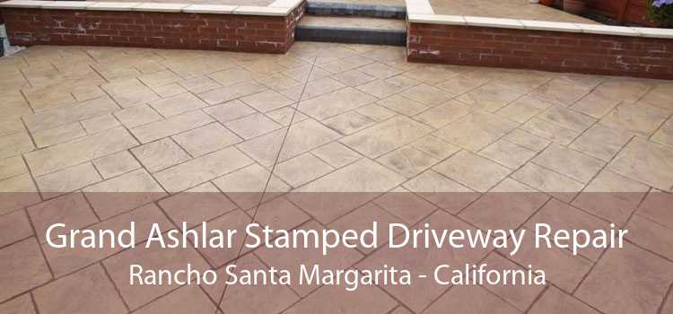 Grand Ashlar Stamped Driveway Repair Rancho Santa Margarita - California
