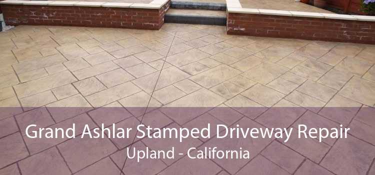 Grand Ashlar Stamped Driveway Repair Upland - California