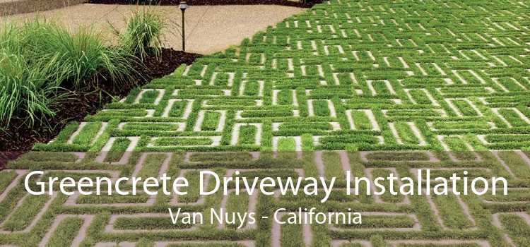 Greencrete Driveway Installation Van Nuys - California