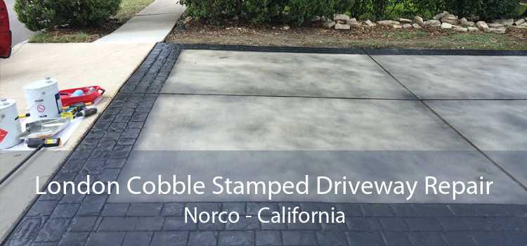 London Cobble Stamped Driveway Repair Norco - California