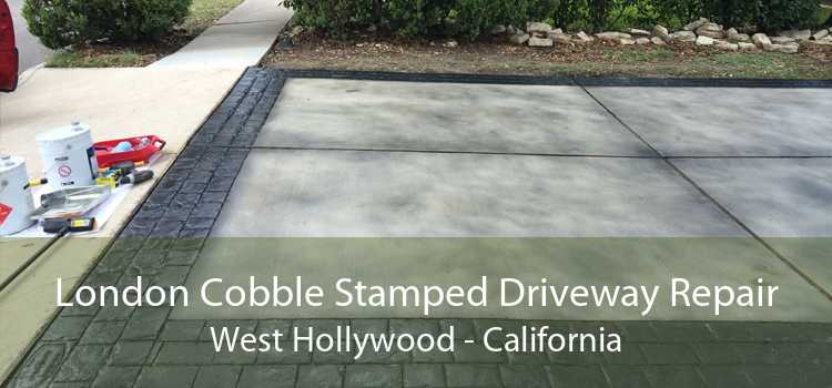 London Cobble Stamped Driveway Repair West Hollywood - California