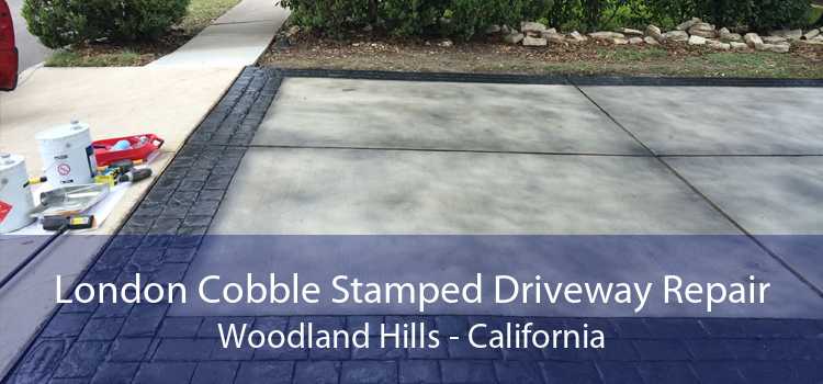 London Cobble Stamped Driveway Repair Woodland Hills - California