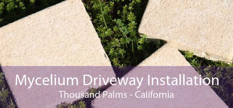 Mycelium Driveway Installation Thousand Palms - California