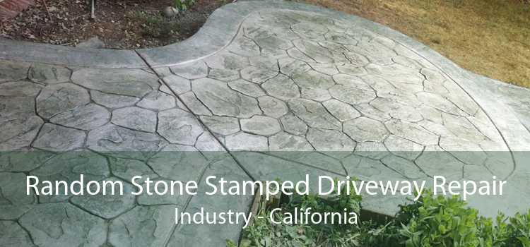 Random Stone Stamped Driveway Repair Industry - California