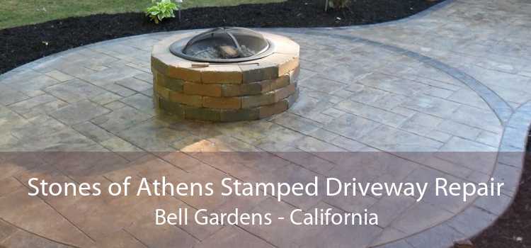 Stones of Athens Stamped Driveway Repair Bell Gardens - California