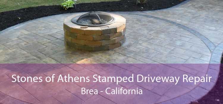 Stones of Athens Stamped Driveway Repair Brea - California