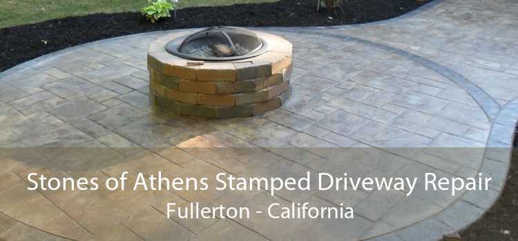 Stones of Athens Stamped Driveway Repair Fullerton - California