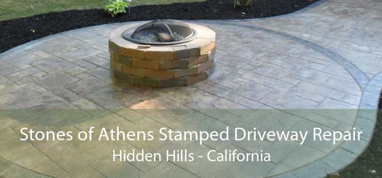Stones of Athens Stamped Driveway Repair Hidden Hills - California