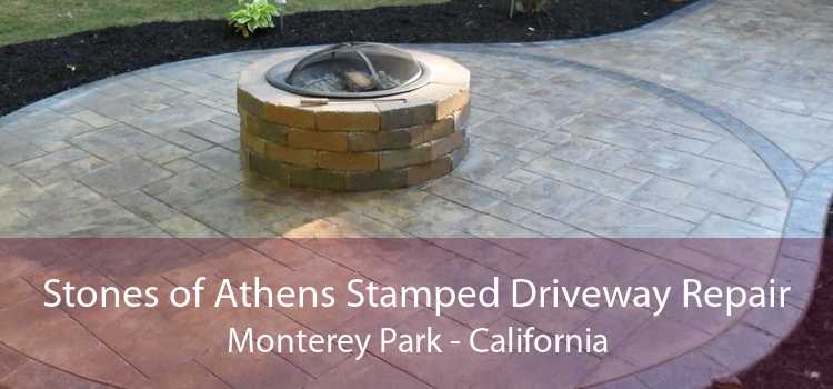 Stones of Athens Stamped Driveway Repair Monterey Park - California