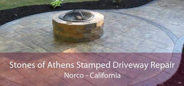 Stones of Athens Stamped Driveway Repair Norco - California