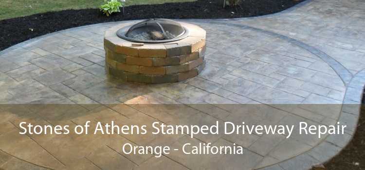 Stones of Athens Stamped Driveway Repair Orange - California