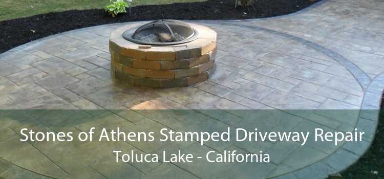 Stones of Athens Stamped Driveway Repair Toluca Lake - California