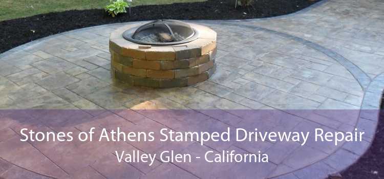 Stones of Athens Stamped Driveway Repair Valley Glen - California