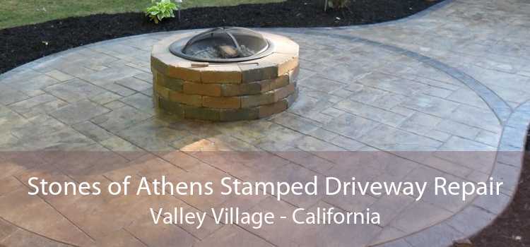 Stones of Athens Stamped Driveway Repair Valley Village - California