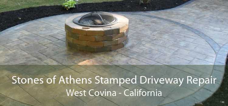 Stones of Athens Stamped Driveway Repair West Covina - California