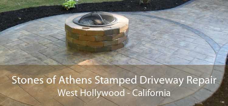 Stones of Athens Stamped Driveway Repair West Hollywood - California