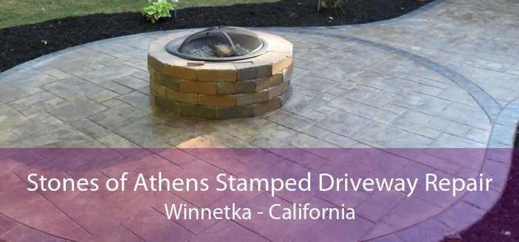 Stones of Athens Stamped Driveway Repair Winnetka - California